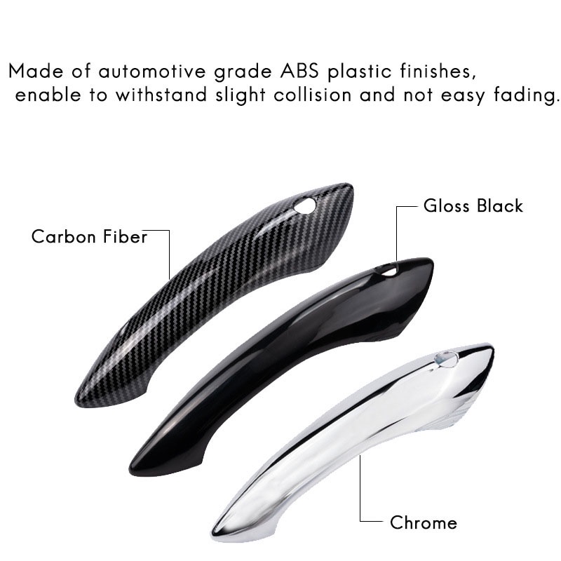 Vỏ Bọc Tay Nắm Cửa Bằng ABS Sợi Carbon Cho BMW 5 6 7 Series F07 F10 F11 F06 F12 F13 F01 F02