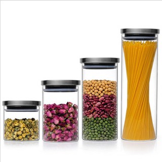 Lọ thủy tinh borosilicate nắp thiếc 550 ML