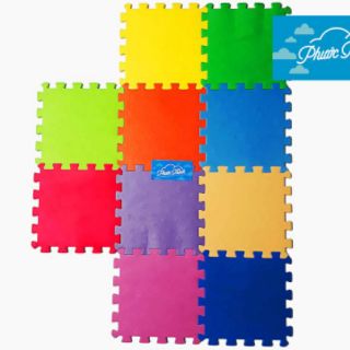 Thảm trẻ em 10 miếng không hình 10 màu Phước Thành 30×30×1cm