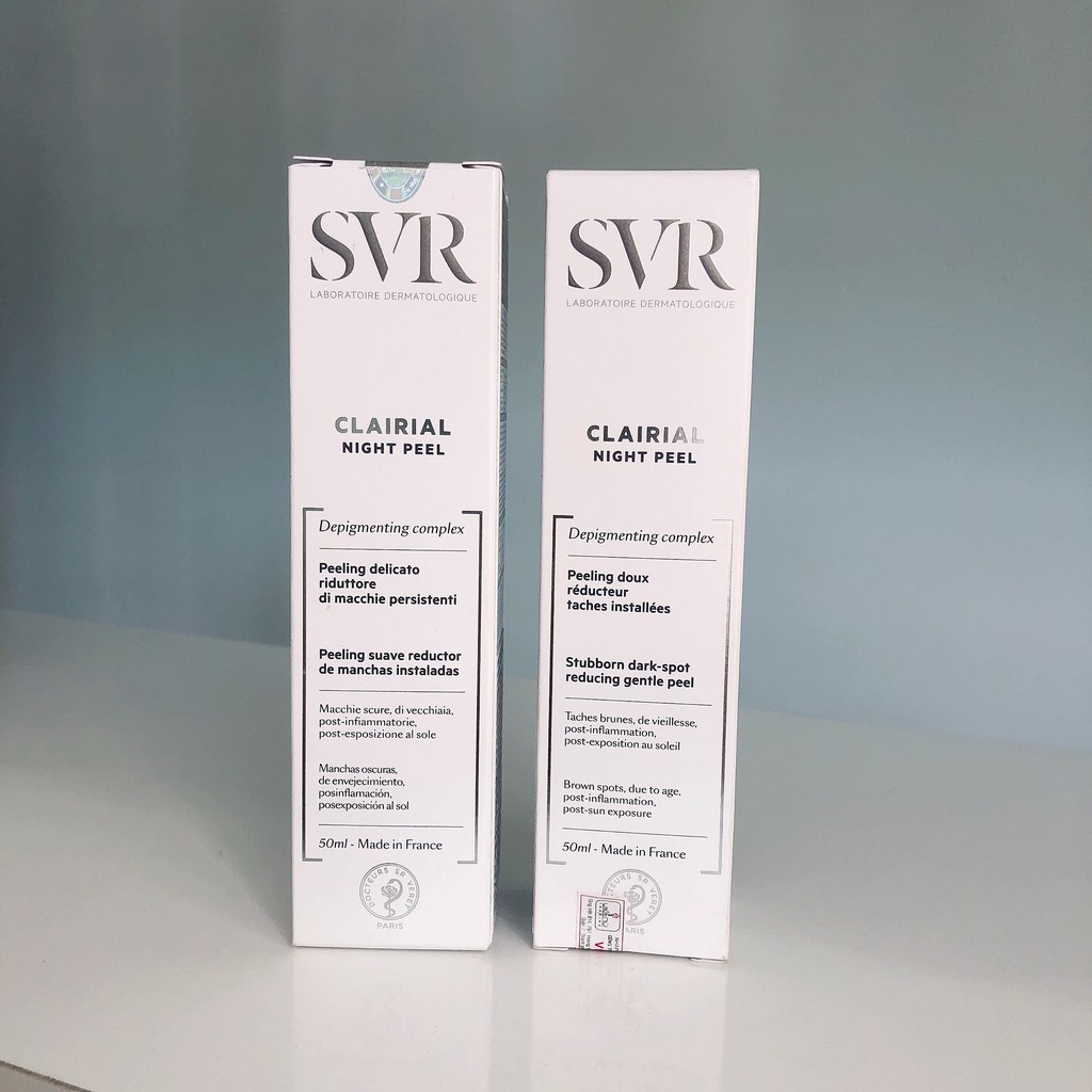 [Tem Chính Hãng] Kem làm mờ vết nám ,trắng sáng da SVR clairial peel night 30ml