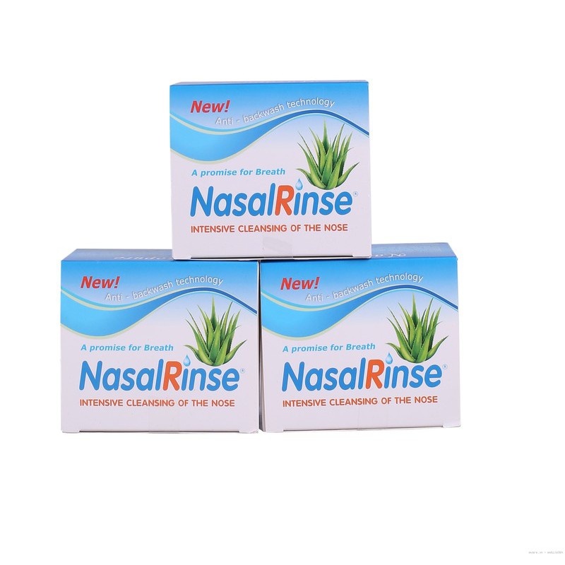 Muối rửa mũi Nasal Rinse hộp 25 gói - Muối Nasal Rinse 25 gói
