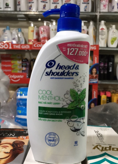 Dầu gội Head &amp; Shoulders Sạch gàu, bạc hà mát rượi 625ml