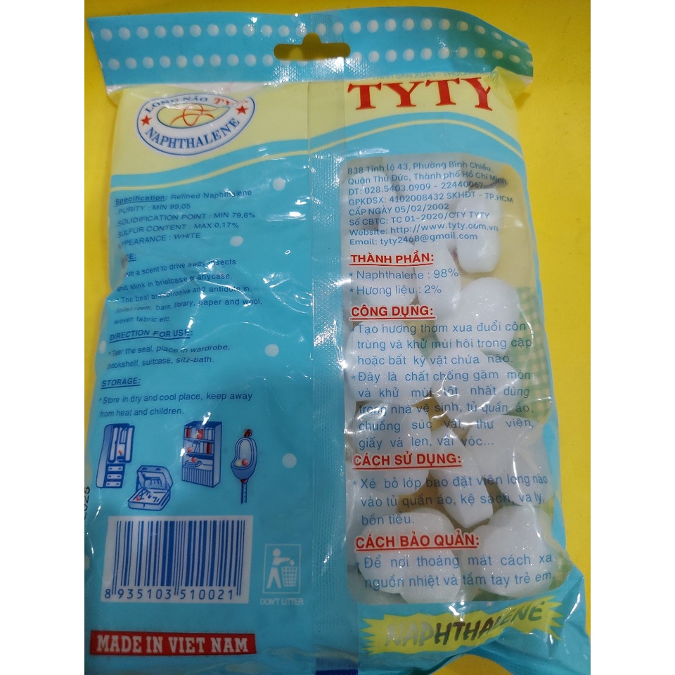 Long nao tyty 1 goi 250g.