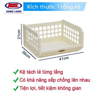 Kệ đựng đồ thông minh NHỰA SONG LONG tiết kiệm không gian