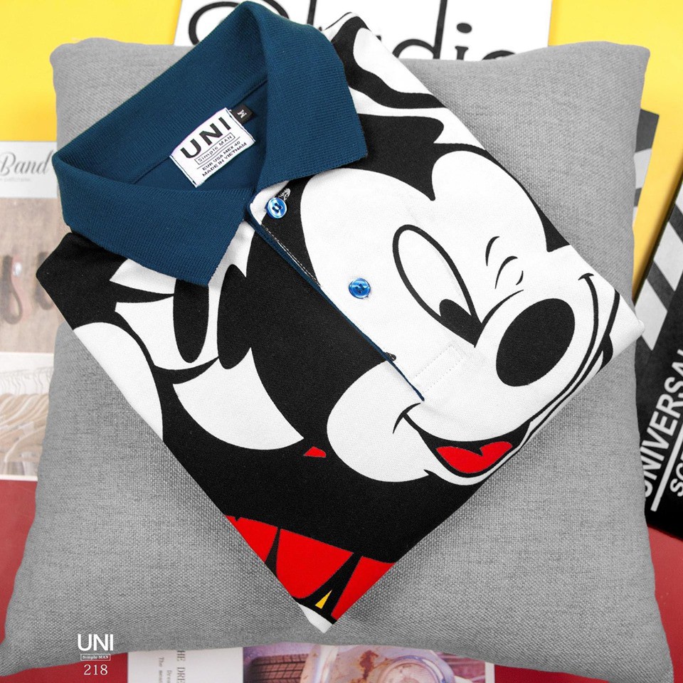 ÁO POLO chuột mickey 🐭 HÀNG VNXK CAO CẤP 1 đẹp siêu đẹp siêu đẹp1 | BigBuy360 - bigbuy360.vn