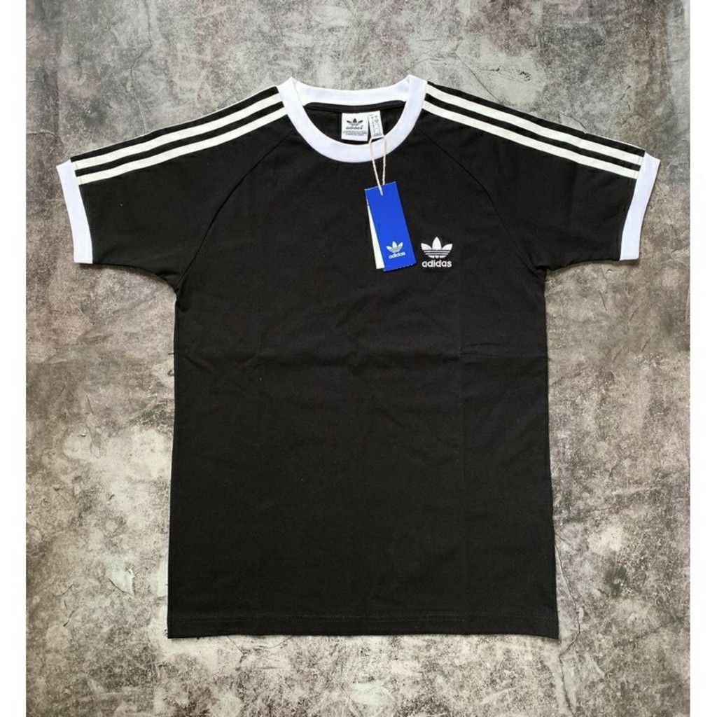👉SALE HOT💝Áo Thun Adidas 3-Stripes Black Nam Nữ Full Tag Code