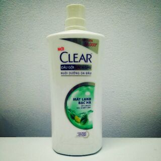 Dầu gội Clear mát lạnh bạc hà 900g