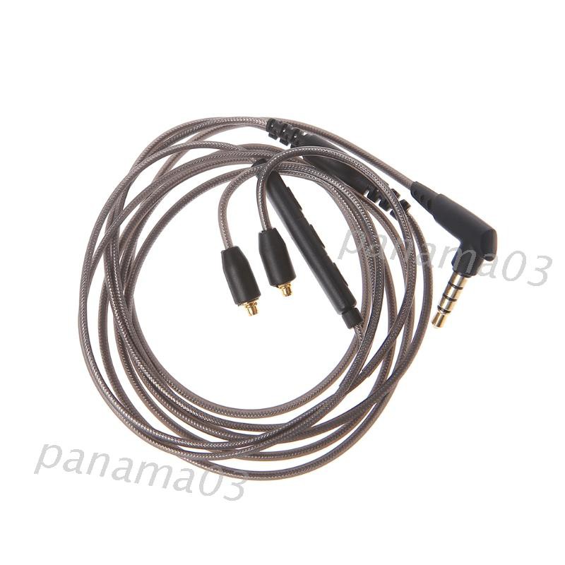 Dây Cáp Tai Nghe Có Mic 3.5mm Cho Shure Se215 Se425 Ue900