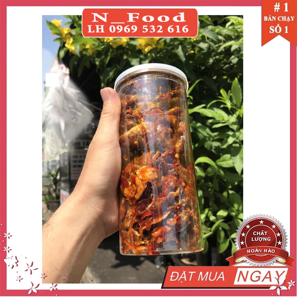 [ Lon 500.Gram ] Mực Rim Nguyên Con Sốt Me - siêu ngon - đậm vị