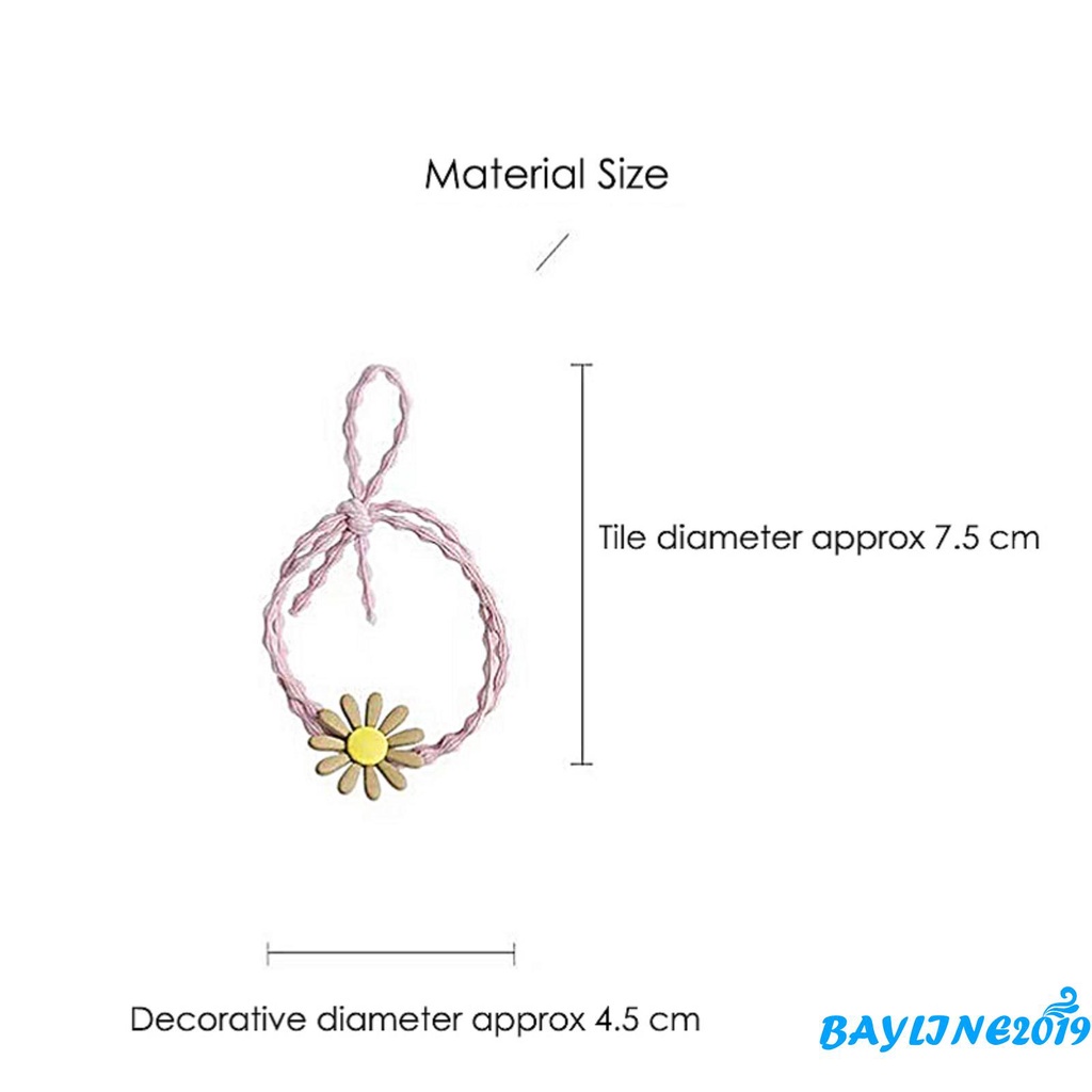 Dây buộc tóc đính bông hoa xinh xắn thời trang dành cho nữ