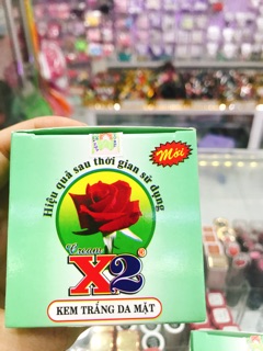 Kem trắng da mặt X2