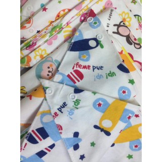 Sét 10 khăn yếm cotton cho bé