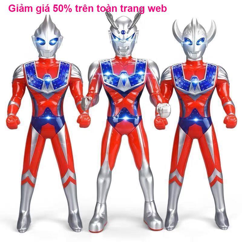 Bộ đồ chơi Tiga Ultraman ngoại cỡ, Siêu nhân biến hình, Galaxy Tyrosello, Children’s Toys