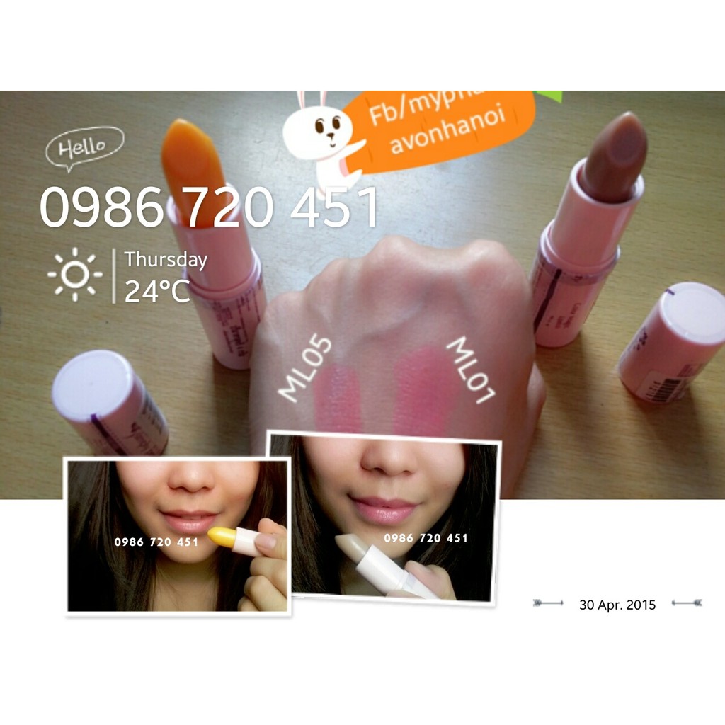 Son gió Vàng - Avon Color Magic Mango Yellow