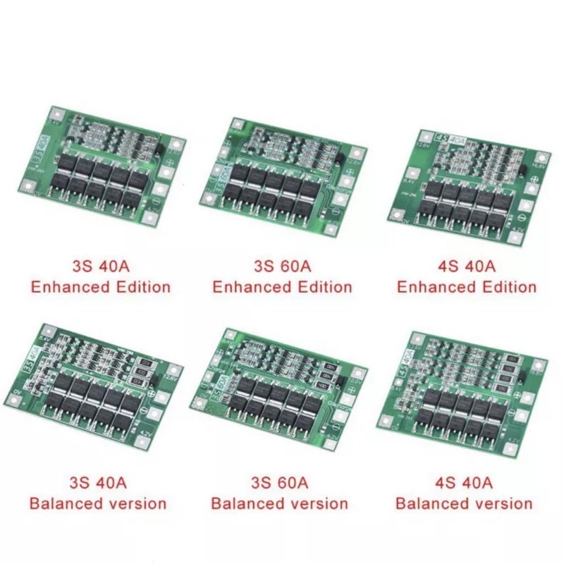 Mạch sạc bảo vệ pin lithium 3s 40A