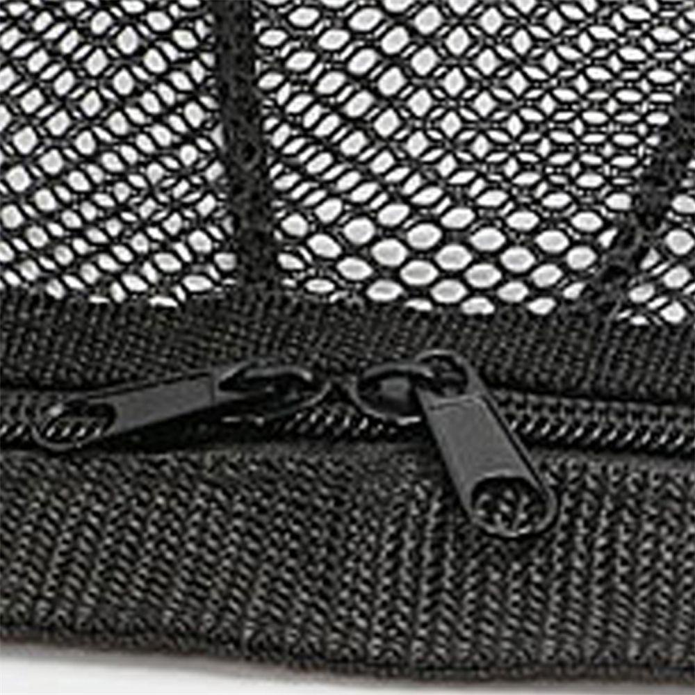 MAYSHOW Túi Lưới Đựng Đồ Treo Trần Xe Hơi Có Khóa Kéo Có Thể Điều Chỉnh Mới