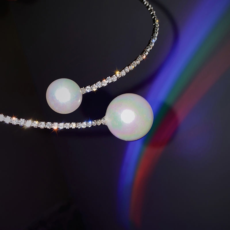 Vòng Cổ choker Ngọc Trai Phong Cách Hàn Quốc JP5