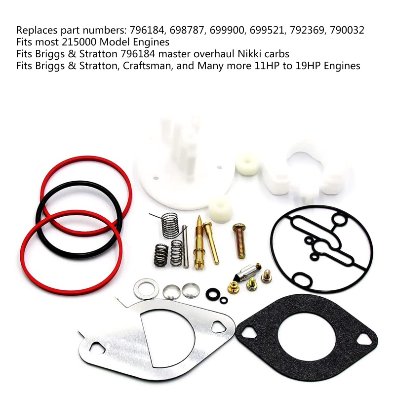 Bộ Dụng Cụ Sửa Chữa Bộ Chế Hòa Khí Nhỏ Gọn Tiện Dụng 796184 796081 790727