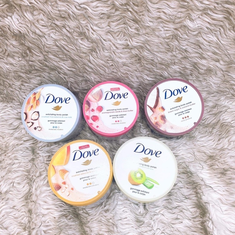 Tẩy Tế Bào Chết Dove Exfoliating Body Polish Pomegranate Seeds & Shea Butter