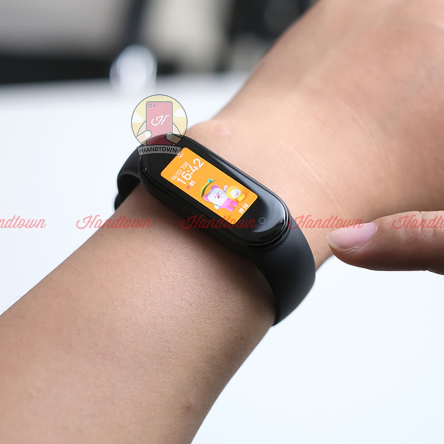 Combo 2 chiếc dán PPF Mặt Trước Xiaom Miband Mi Band 6 3 4 5 Trong Suốt Kèm Phụ Kiện Dán