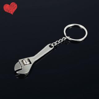 Practical Tool Wrench Monkey Spanner Key Chain Car Metal Keyring