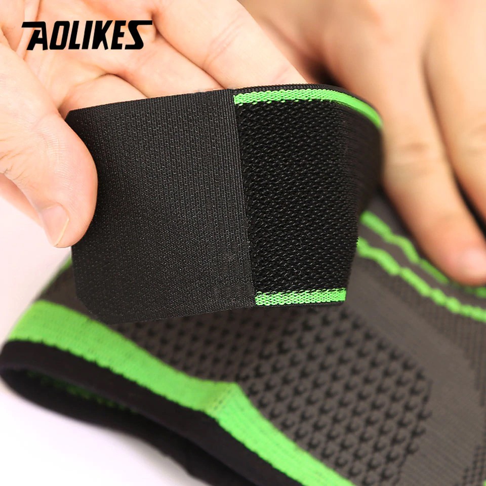 Bộ băng bảo vệ đầu gối AOLIKES A-7720 thiết kế thoáng khí ôm chân breathable sport knee support