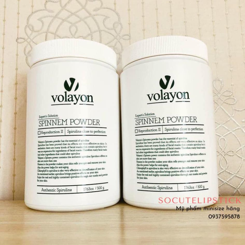 MẶT NẠ TẢO VOLAYON SPINEM POWDER CHÍNH HÃNG - 50gr 100gr