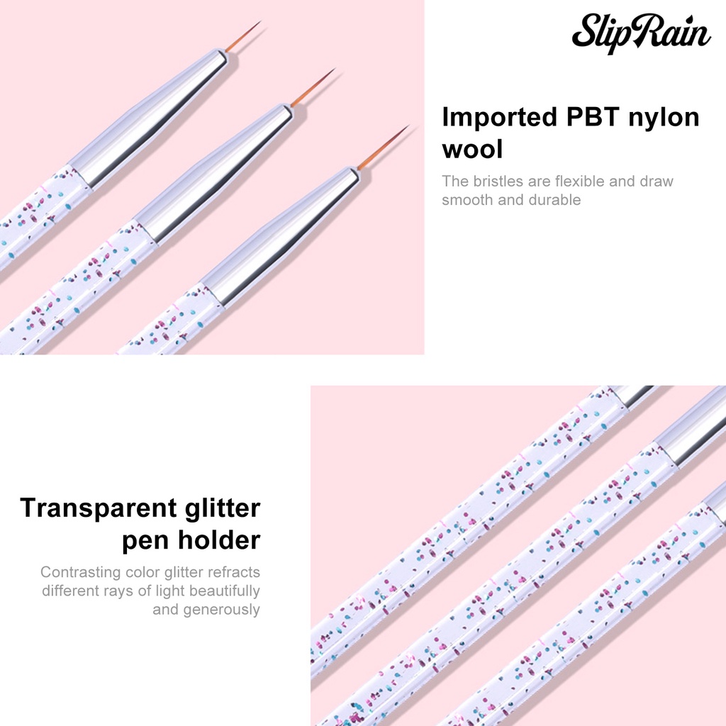 Mới Set 3 Cọ Vẽ Trang Trí Móng Tay Nghệ Thuật | BigBuy360 - bigbuy360.vn