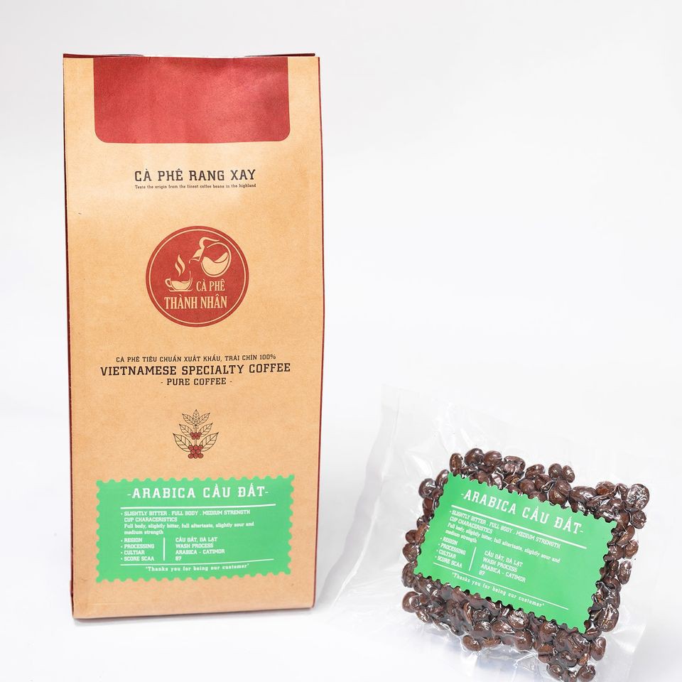 |THW GROUP| Cà Phê Arabica Cầu Đất 500G (Tặng 1 Phin Nhôm khi mua từ 2 SP)