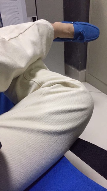 Quần jeans suông/ Quần jeans trắng