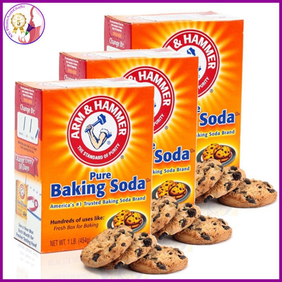 Giảm Giá BỘT PURE BAKING SODA USA MỸ 454G -Shop Uy tín