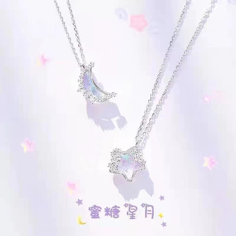 Set 3 vòng cổ zhenting mặt hình bóng bay mặt trăng ngôi sao ngọt ngào cho nữ