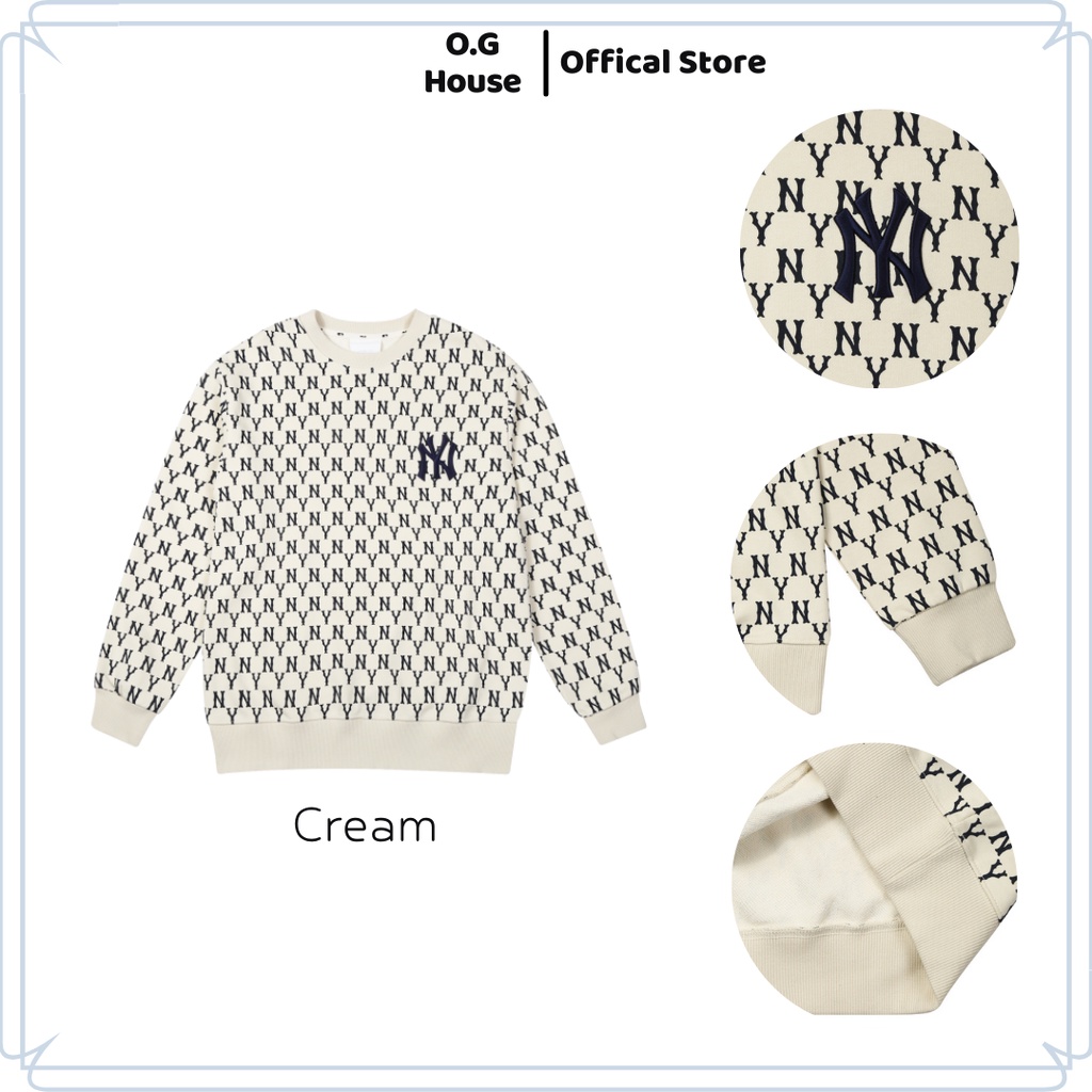 [Chính Hãng] Áo Sweater MLB Monogram