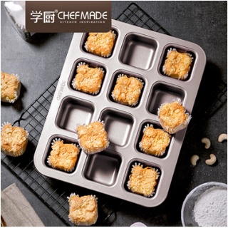 Chefmade khuôn làm bánh 12 ô chống dính wk9149