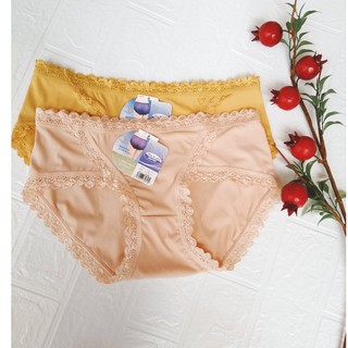 Quần Lót Nữ Cotton Phối Ren Cạp Cao Gen Nhẹ AL71