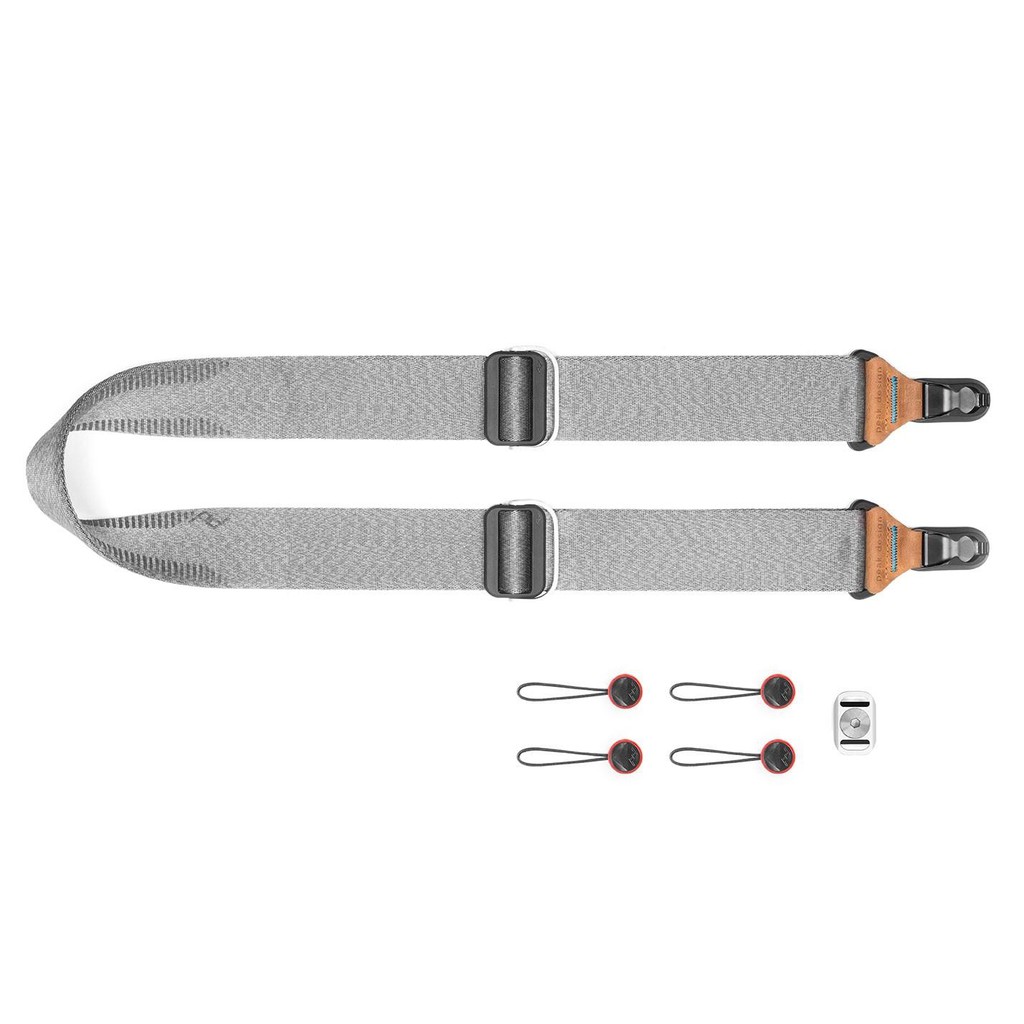 Dây máy ảnh Thao tác nhanh Peak Design Slide Ash xám, Bản to 4.5cm cho máy DSLR