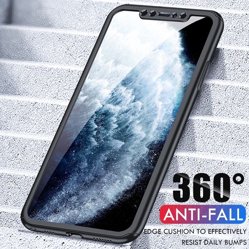 Ốp Điện Thoại Cường Lực Siêu Mỏng Chống Trượt Bảo Vệ 360 Độ Cho Iphone X Xr Xs Max 6 6s 7 8 Plus 5 5s 5c Se