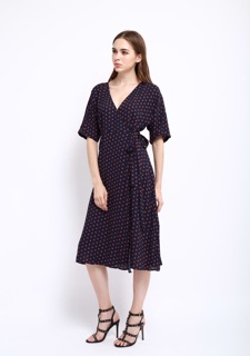 Maxi wrap dress