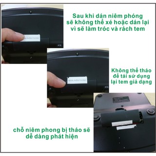 Decal Niêm Phong ( Decal Bể ) A4
