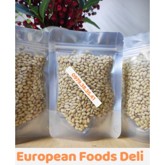 1KG Hạt Thông Hữu Cơ Organic Tách Vỏ Pine Nut No Sell Canada