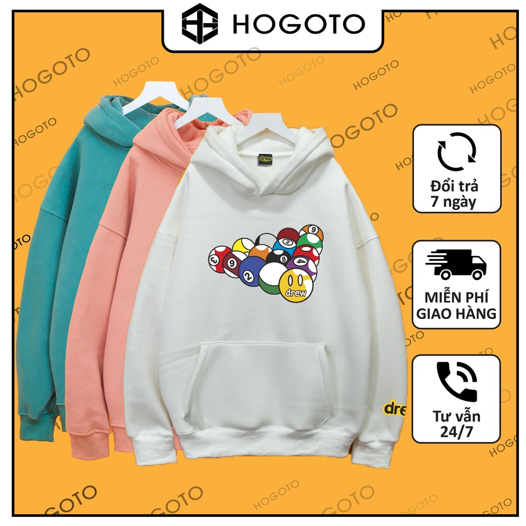 Áo nỉ Hoodie Drew Bi a Hogoto shop , Áo hoodie nỉ bông nam nữ unisex