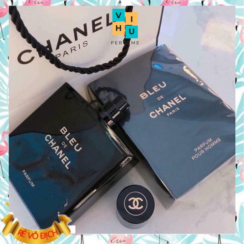 Nước hoa nam, Bleu de chanel 2 bản chữ vàng và chữ trắng lưu hương lâu cả ngày | BigBuy360 - bigbuy360.vn