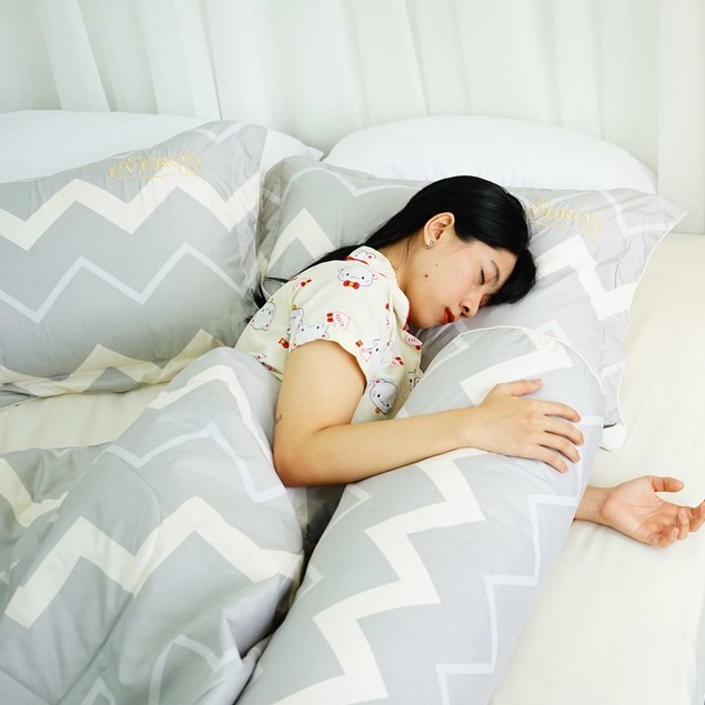 Bộ drap giường Hàn Quốc Everon Lite chất vải microfiber ELM collection 3