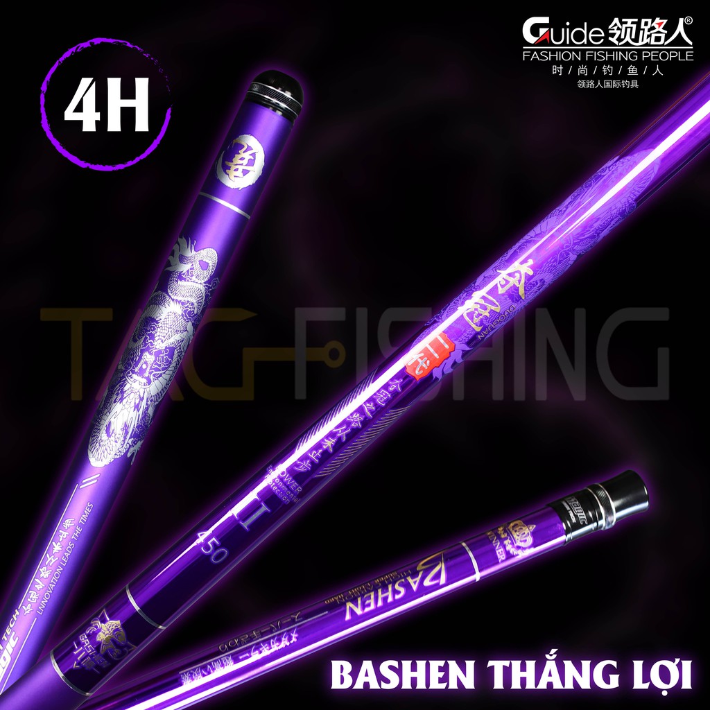 Cần Câu Tay Guide Bashen Thắng Lợi Tím 4H Chính Hãng