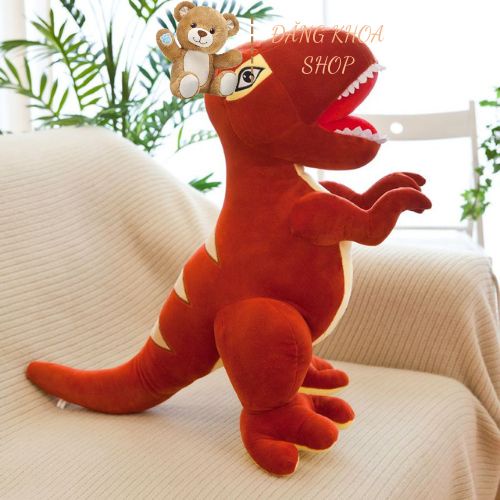 Gấu Bông Khủng Long Bạo Chúa Cao Cấp - Thú Bông Khủng Long Xanh Cho Bé Yêu Đủ Size