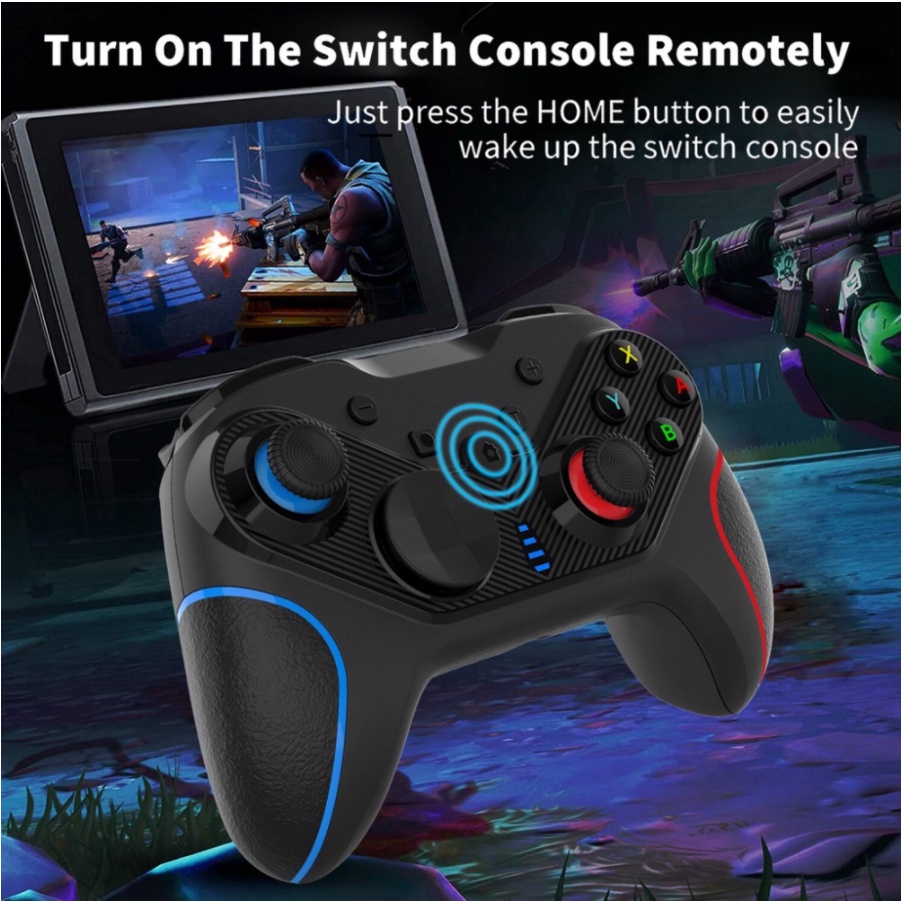 ⚡️Hà Nội⚡️ Tay Cầm Chơi Game Bluetooth Nintendo Switch S818 cho Android / ios / PC / PS Bảo Hành 12 Tháng