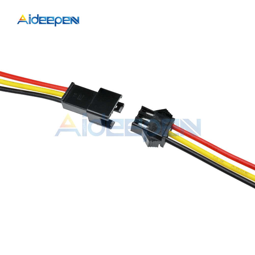 SM 5 Cặp Đầu Nối Dây Điện 3 Chấu 10cm / 15cm / 30cm 3mm Cho Dây Đèn Led | BigBuy360 - bigbuy360.vn