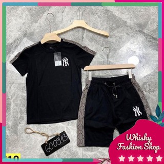 Bộ thể thao hè N-Y phối nâu WK