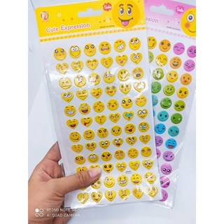 Bảng stickers mặt cười dùng để khen ngợi bé