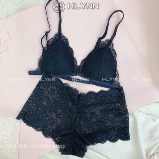 Set đồ lót bralette ren mút liền có bán lẻ áo m112